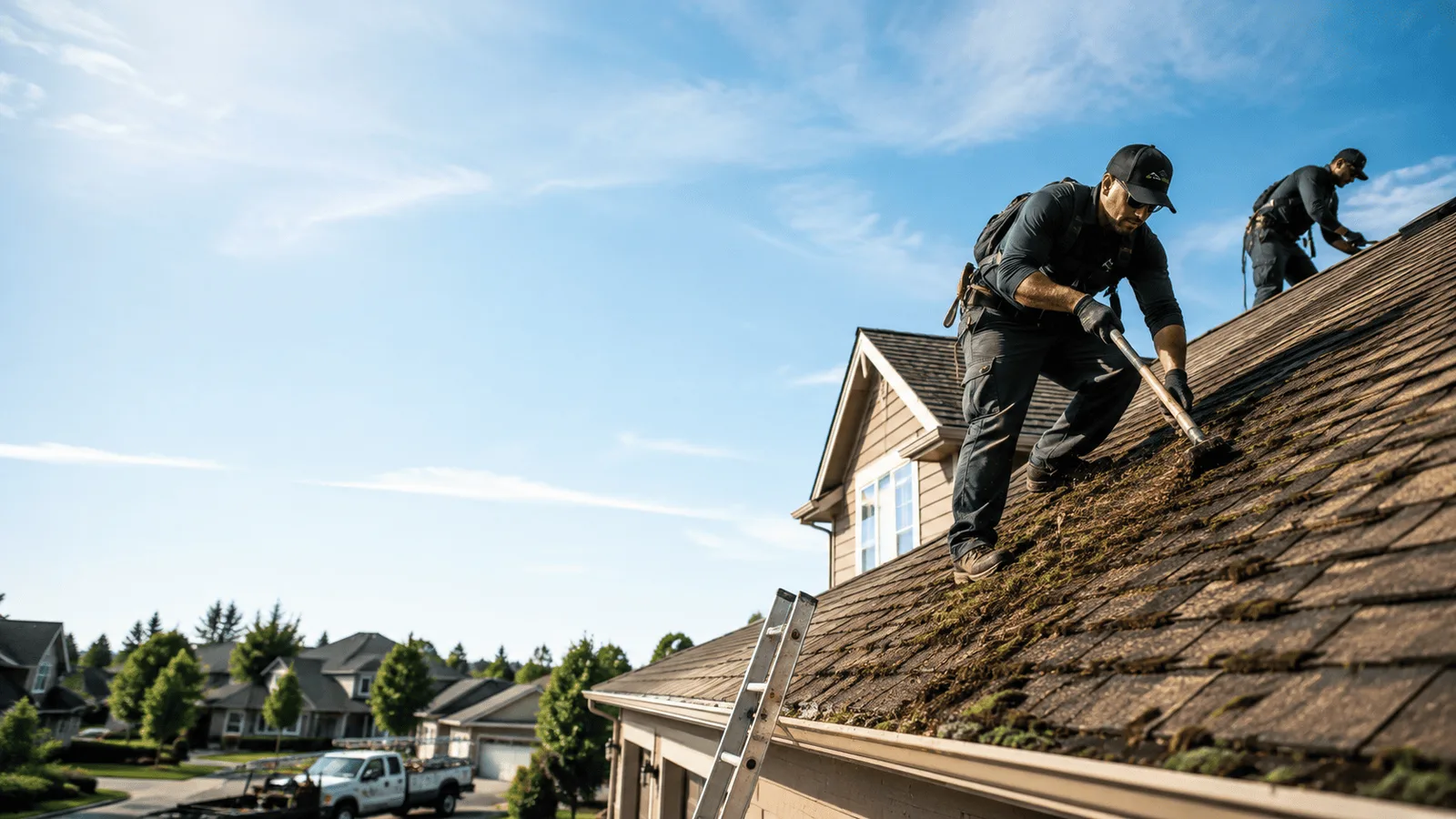 Roof Moss Removal in Roseville, CA near me